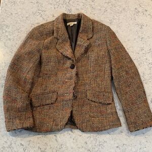 Coldwater Creek Multicolor Tweed Blazer